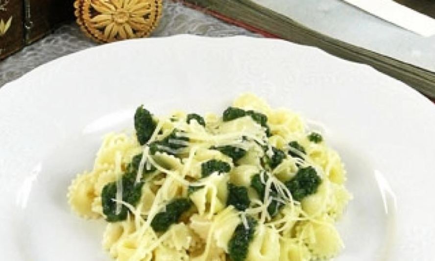 Рецепт макароны с соусом из трав