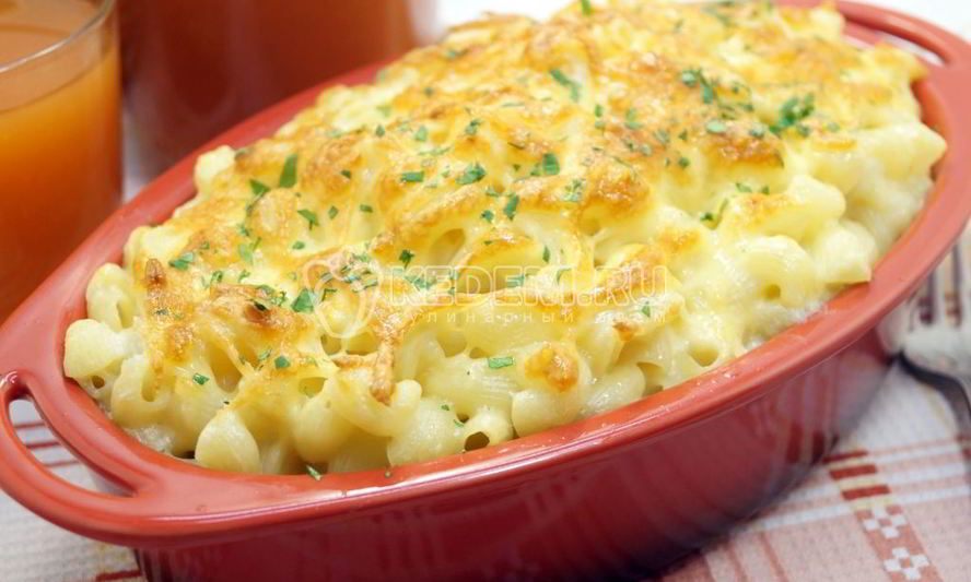 Рецепт макароны с сыром в духовке