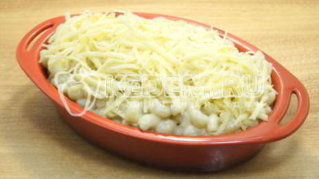макароны с сыром в духовке