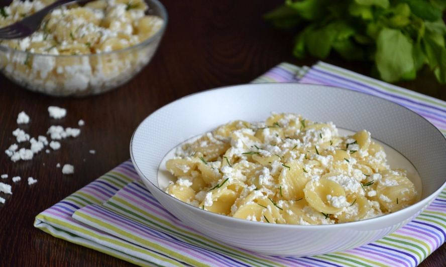 Рецепт макароны с творогом