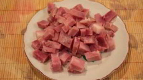 макароны с ветчиной