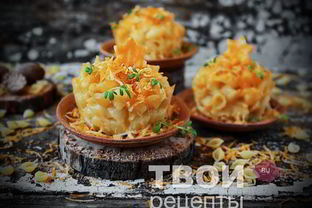 Макароны в сырном соусе