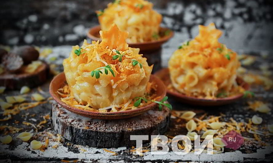 Рецепт макароны в сырном соусе