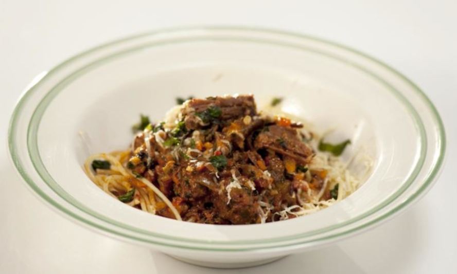 Рецепт паста болоньезе с говяжьей тушенкой