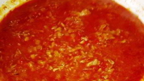 паста фузилли с кисло-сладким соусом