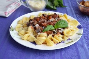 Паста с баклажаном и томатами