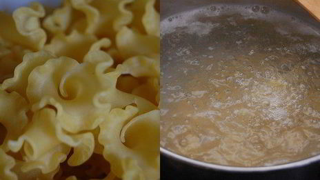 паста с грибами и мускатным орехом