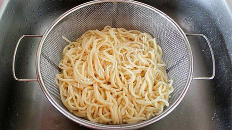 паста с курицей и соусом песто