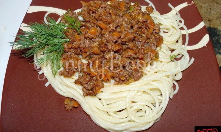 Рецепт спагетти флотское болоньезе