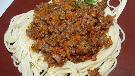 спагетти флотское болоньезе