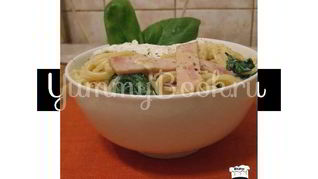 Спагетти по-флорентийски с яйцом