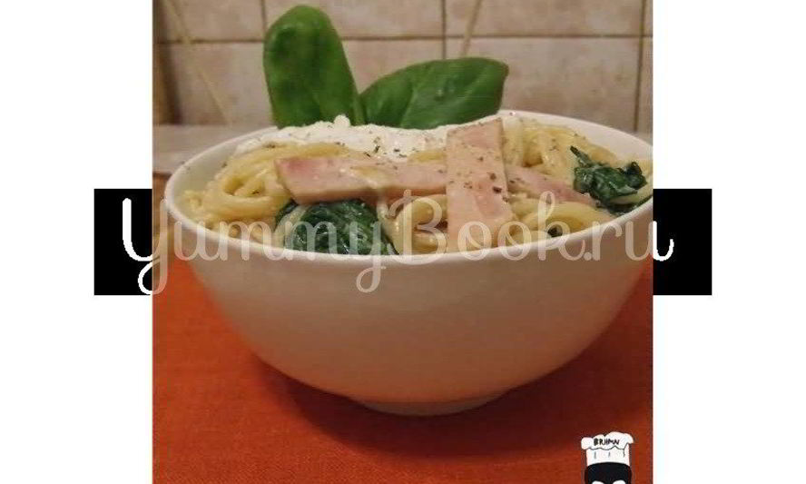 Рецепт спагетти по-флорентийски с яйцом