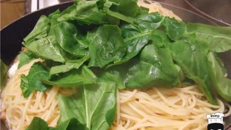 спагетти по-флорентийски с яйцом