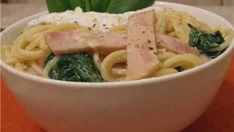 спагетти по-флорентийски с яйцом