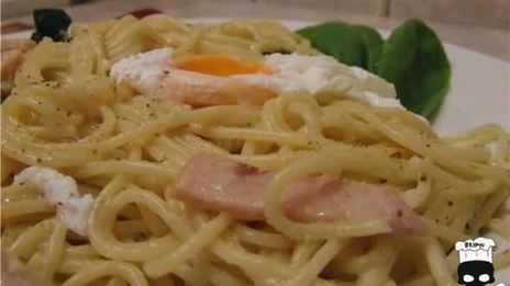 спагетти по-флорентийски с яйцом