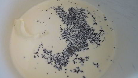 спагетти с малиной в сливочно-медовом соусе