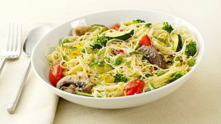 Спагетти с шампиньонами в мультиварке