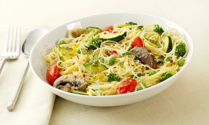 Рецепт спагетти с шампиньонами в мультиварке