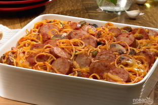 Спагетти с сосиской