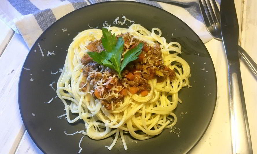 Рецепт спагетти с соусом балоньезе