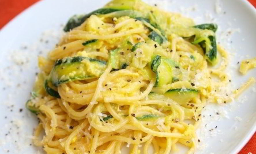 Рецепт спагетти с цукини