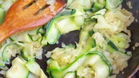 спагетти с цукини