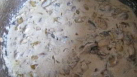 спагетти со сливочным соусом