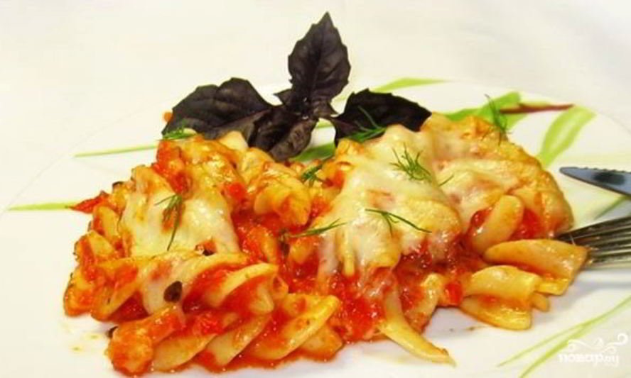 Рецепт сырная паста, запеченная в духовке