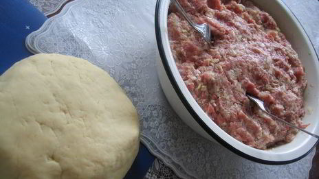 манты дружба с тройным мясом