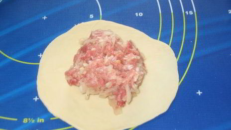 манты дружба с тройным мясом