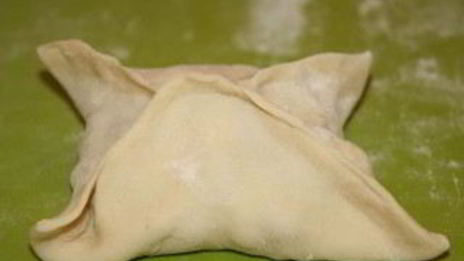 манты из рубленого мяса