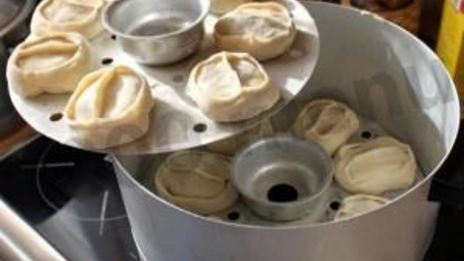 манты из свинины