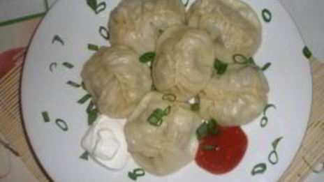 манты пак-чой