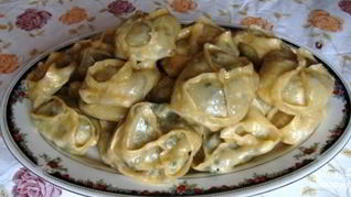 Манты с джусаем