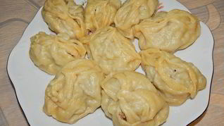 Манты с говяжьим фаршем