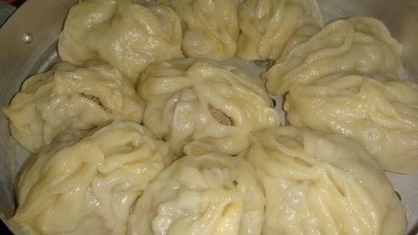 манты с говяжьим фаршем