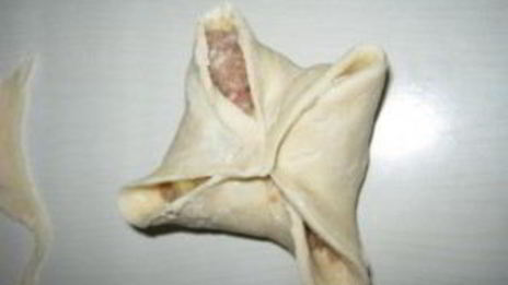 манты с грибами и картошкой