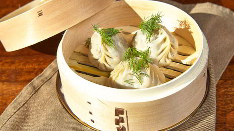 манты с грибами