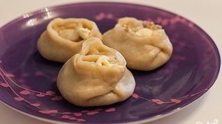 Манты с куриным фаршем