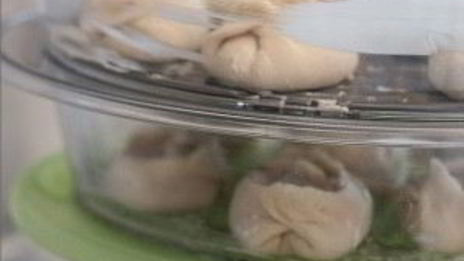 манты с куриным фаршем