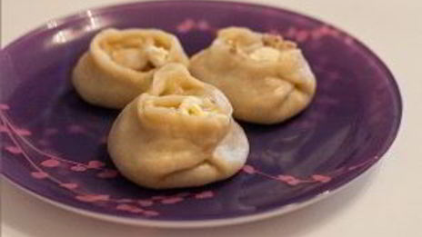 манты с куриным фаршем