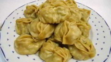 манты с курицей и картошкой