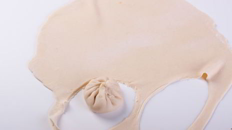 манты с курицей и тыквой