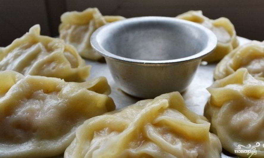 Рецепт манты с морковью