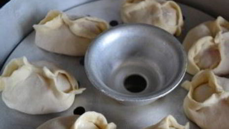 манты с морковью