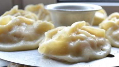 манты с морковью