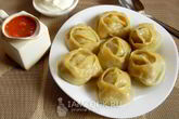 Манты с мясом