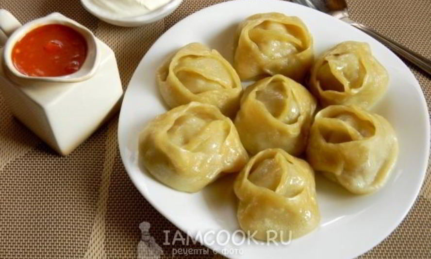 Рецепт манты с мясом