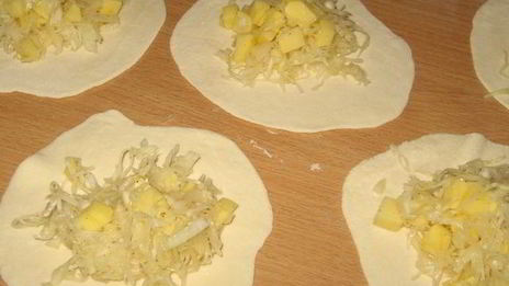 манты с овощами