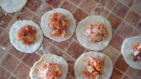 манты с рыбой